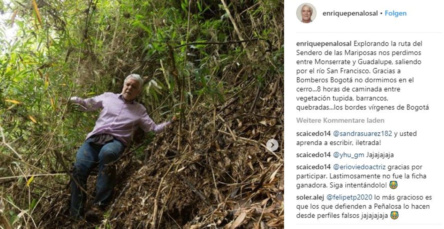Bürgermeister von Bogota geht verloren