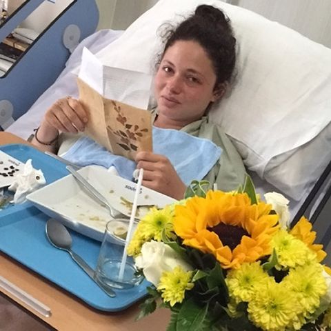 Hannah Gavios nach der Attacke