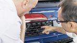 Der technische Projektleiter Alessandro Vergine erklärt die mühsame Integration des OPF-Filters