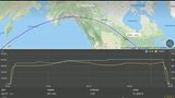 Das blaue Diagramm auf flightradar24.com zeigt die Flughöhe der gesamten Strecke von Singapur nach New York: Damit ist der erste tägliche Flug von SQ22 am 18. Oktober mit 16 Stunden und 50 Minuten zum Rekordflug geworden. Der Erstflug am 11. Oktober benötigte 17 Stunden und 52 Minuten.
