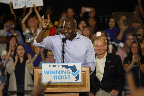 Andrew Gillum bei einer Wahlveranstaltung