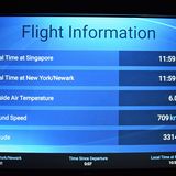 Kurz nach dem Abheben: Dank der starken Rückenwinde dürfte es ein Rekordflug werden. Statt 18 Stunden und 45 Minuten sollen wir die 16.600 Kilometer lange Strecke in weniger als 17 Stunden zurücklegen.