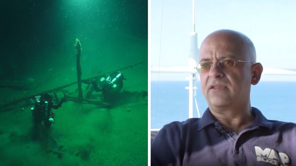 400 vor Christus gesunken: Forscher entdecken 2400 Jahre altes intakte Schiffswrack im Schwarzen Meer 400 vor Christus gesunken: Forscher entdecken 2400 Jahre altes intakte Schiffswrack im Schwarzen Meer