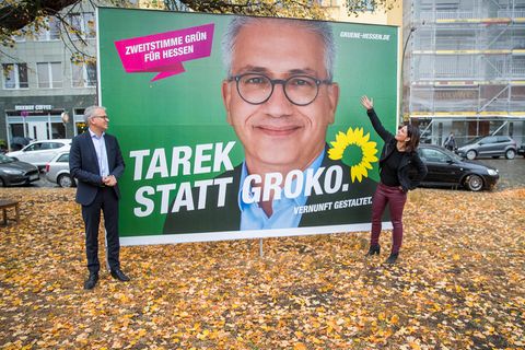 Landtagswahl in Hessen: Die Grünen als Bollwerk gegen die AfD - und die GroKo