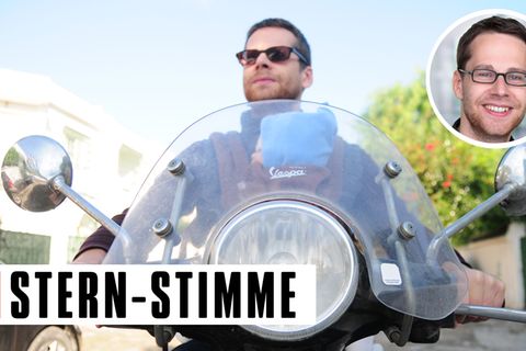 Findet, Mädchen können auch blau tragen: stern-Stimme Simon Kremer mit seiner Tochter
