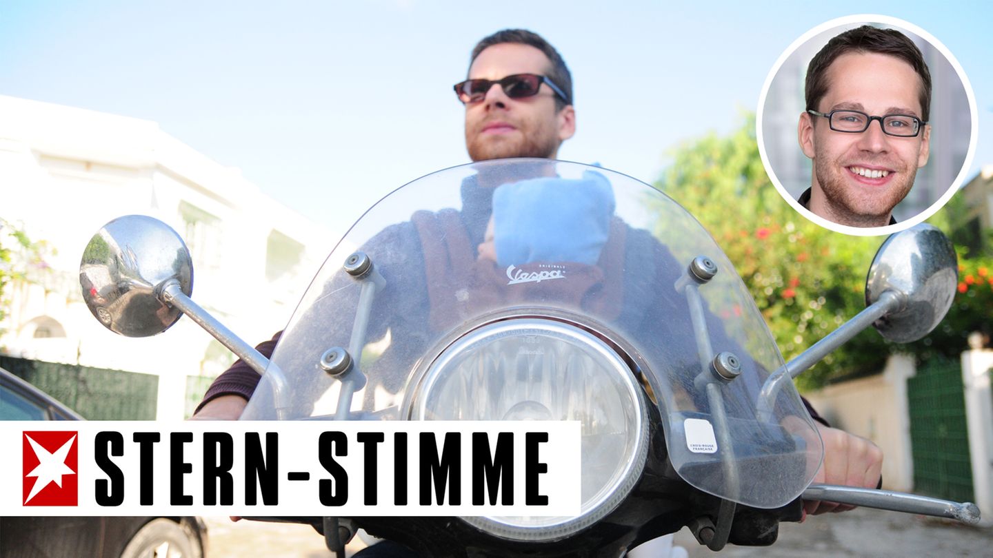 Findet, Mädchen können auch blau tragen: stern-Stimme Simon Kremer mit seiner Tochter