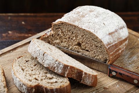Das Innere vom Brot