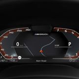 Die digitale Hauptanzeige im BMW M850i Coupe läßt sich je nach Fahrmodus ändern