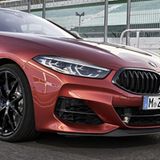 Etwas zerklüftet: Die Front des BMW M850i Coupe
