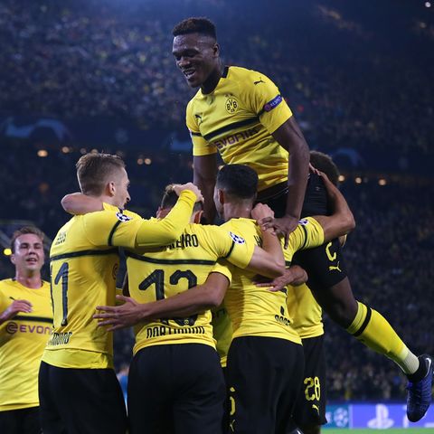 Der BVB hatte nach dem 4:0 über Atlético in der Champions League allen Grund zum Feiern