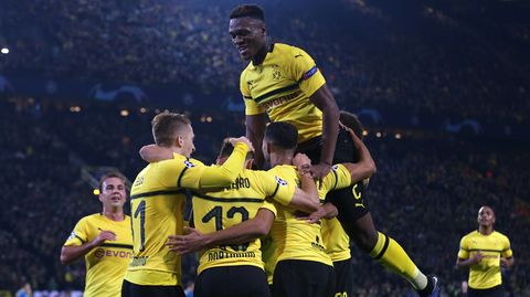 Der BVB hatte nach dem 4:0 über Atlético in der Champions League allen Grund zum Feiern