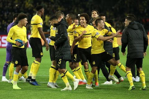 Der BVB fertigte Atletico ab und die Spielern feiern sich