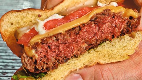 Der "Impossible Burger" sieht echt aus, ist er aber nicht