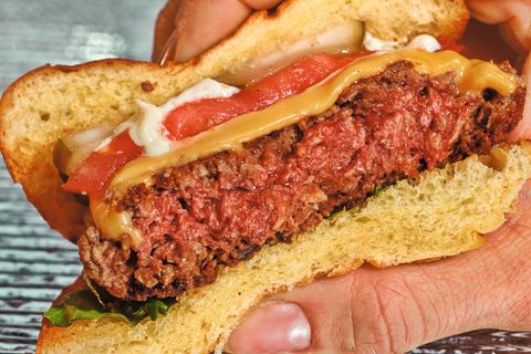 Der "Impossible Burger" sieht echt aus, ist er aber nicht