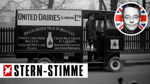 Milchmann in Großbritannien