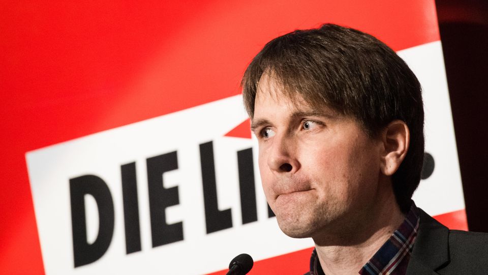 Jan Schalauske, Co-Spitzenkandidat der Linkspartei Jan Schalauske, Co-Spitzenkandidat der Linkspartei