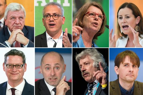 Die Spitzenkandidaten für die Landtagswahl Hessen