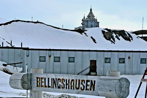 Die Bellingshausen-Station ist eine russische Einrichtung.