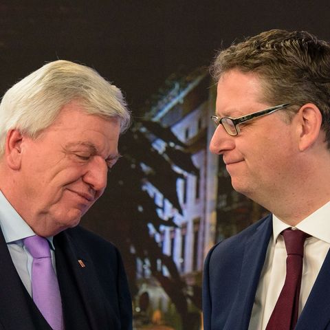 Hessen-Wahl: Volker Bouffier und Torsten Schäfer-Gümbel