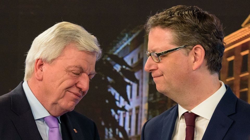 Hessen-Wahl: Volker Bouffier und Torsten Schäfer-Gümbel