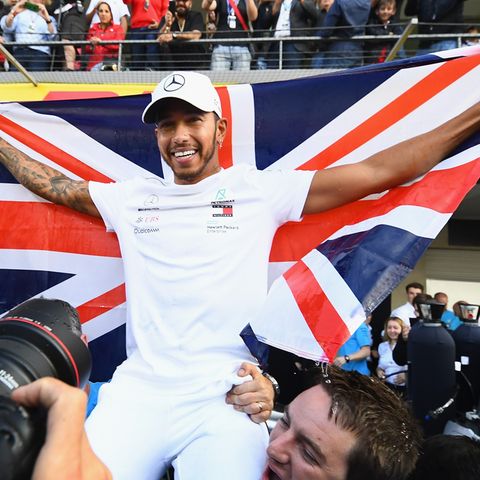 Lewis Hamilton feiert seinen fünften Weltmeister-Titel