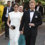 Zu Meghans spektakulärsten Looks gehörte dieses weiße Kleid des Labels Theia für umgerechnet rund 1125 Euro.