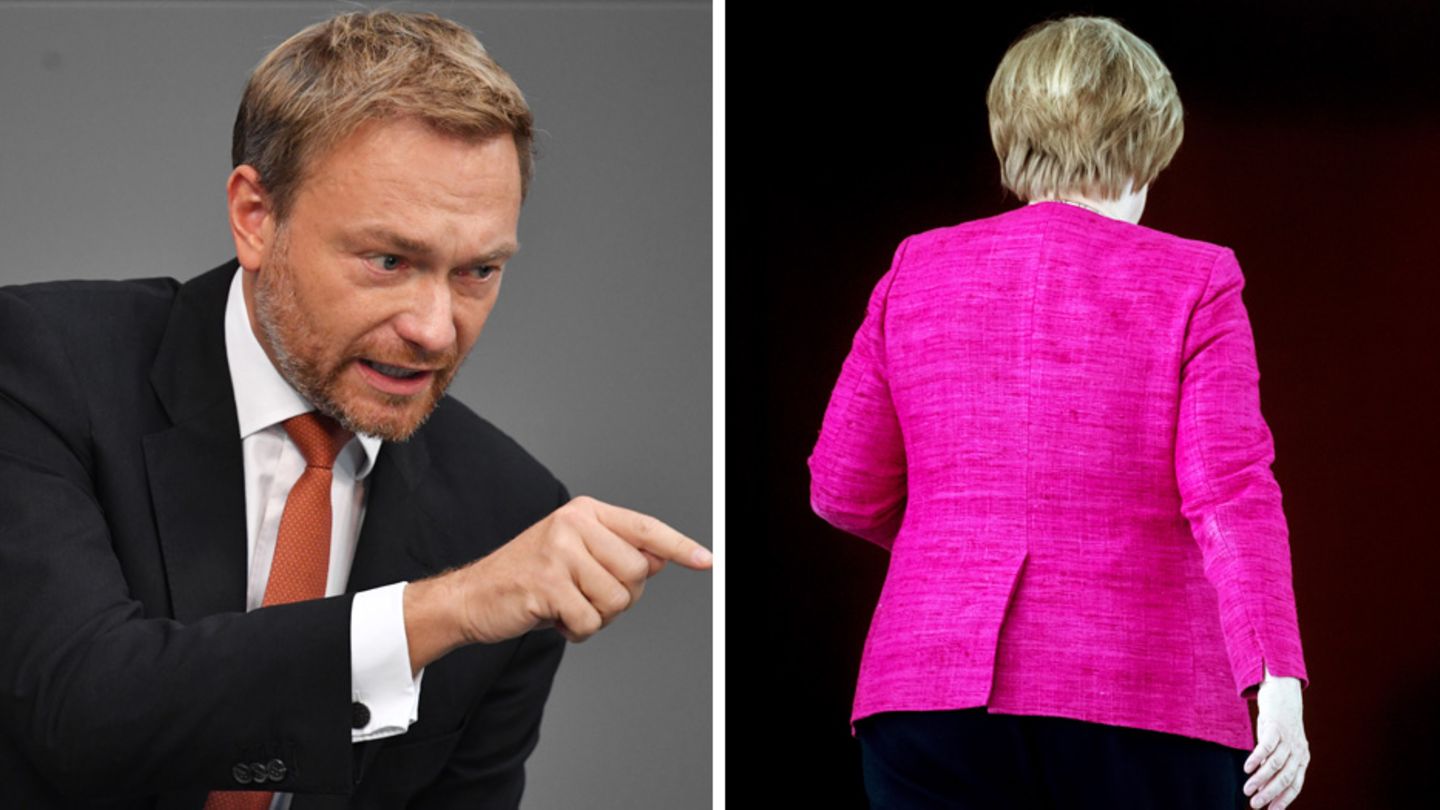 Angela Merkel - Lindner fordert Rücktritt auch als Kanzlerin | STERN.de