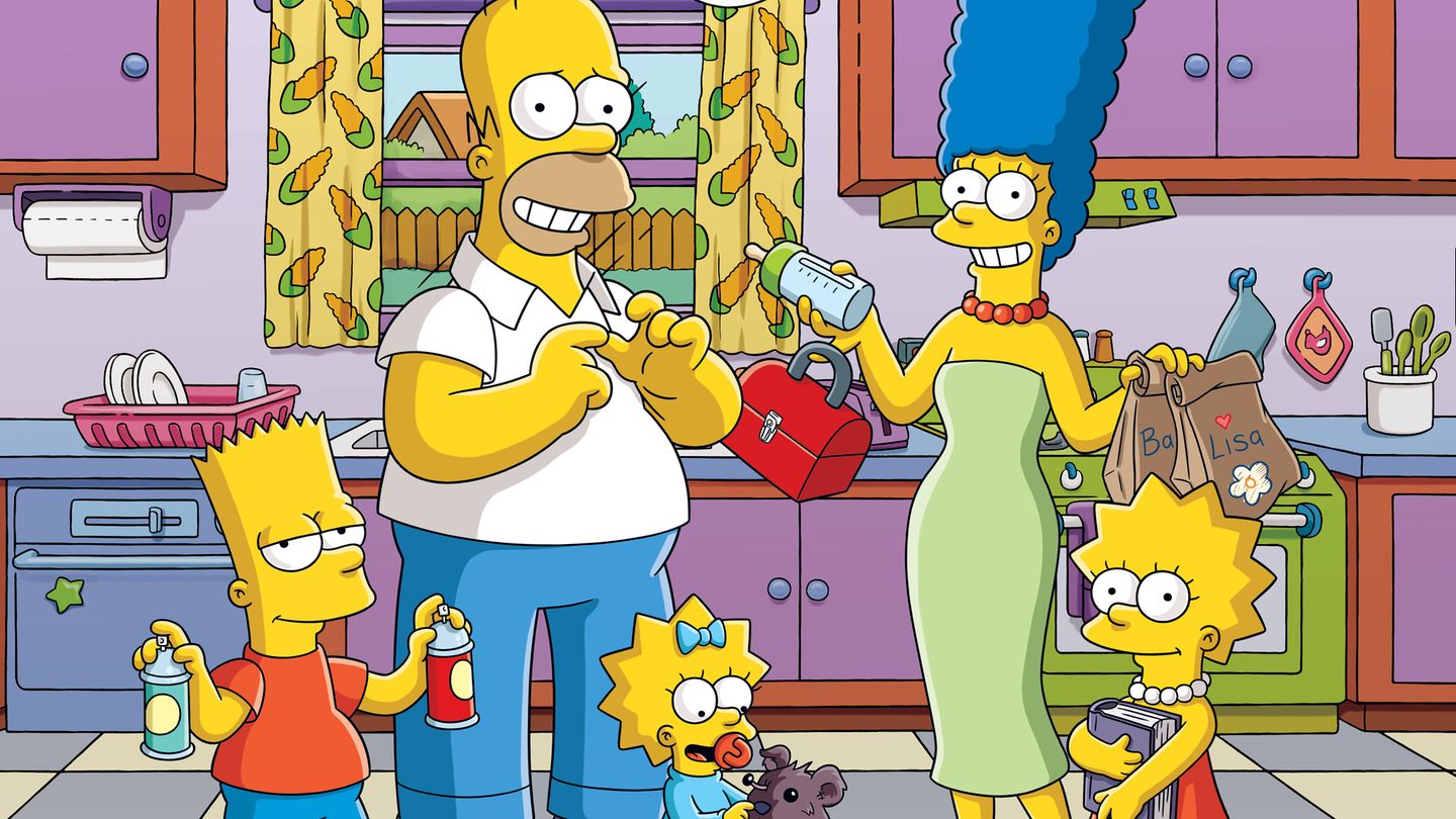 Simpsons auf dem Sofa