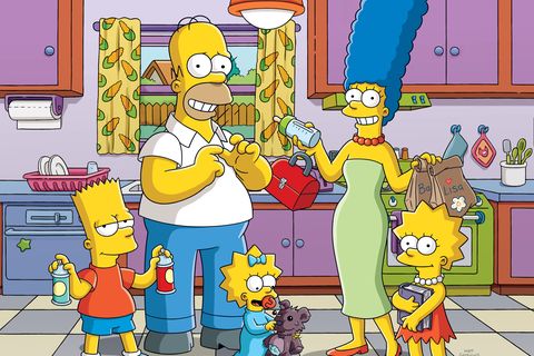Simpsons auf dem Sofa