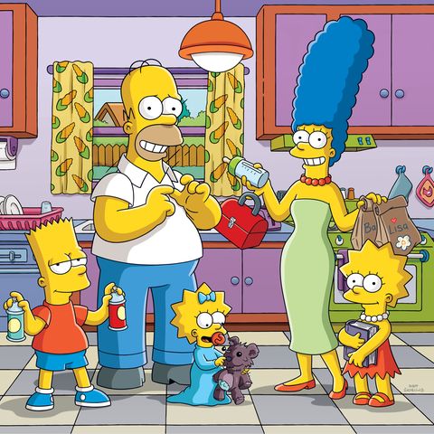 Simpsons auf dem Sofa