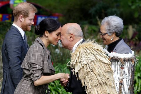 Prinz Harry und Meghan: Maori-Gruß in Neuseeland