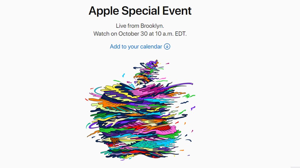 Apple Special Event Oktober Livestream
