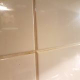 Nach dem Einsatz der Bürste ist die Fuge deutlich sauberer.