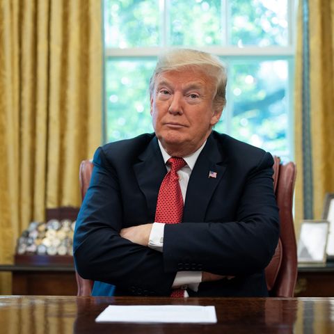 US-Präsident Donald Trump im Oval Office
