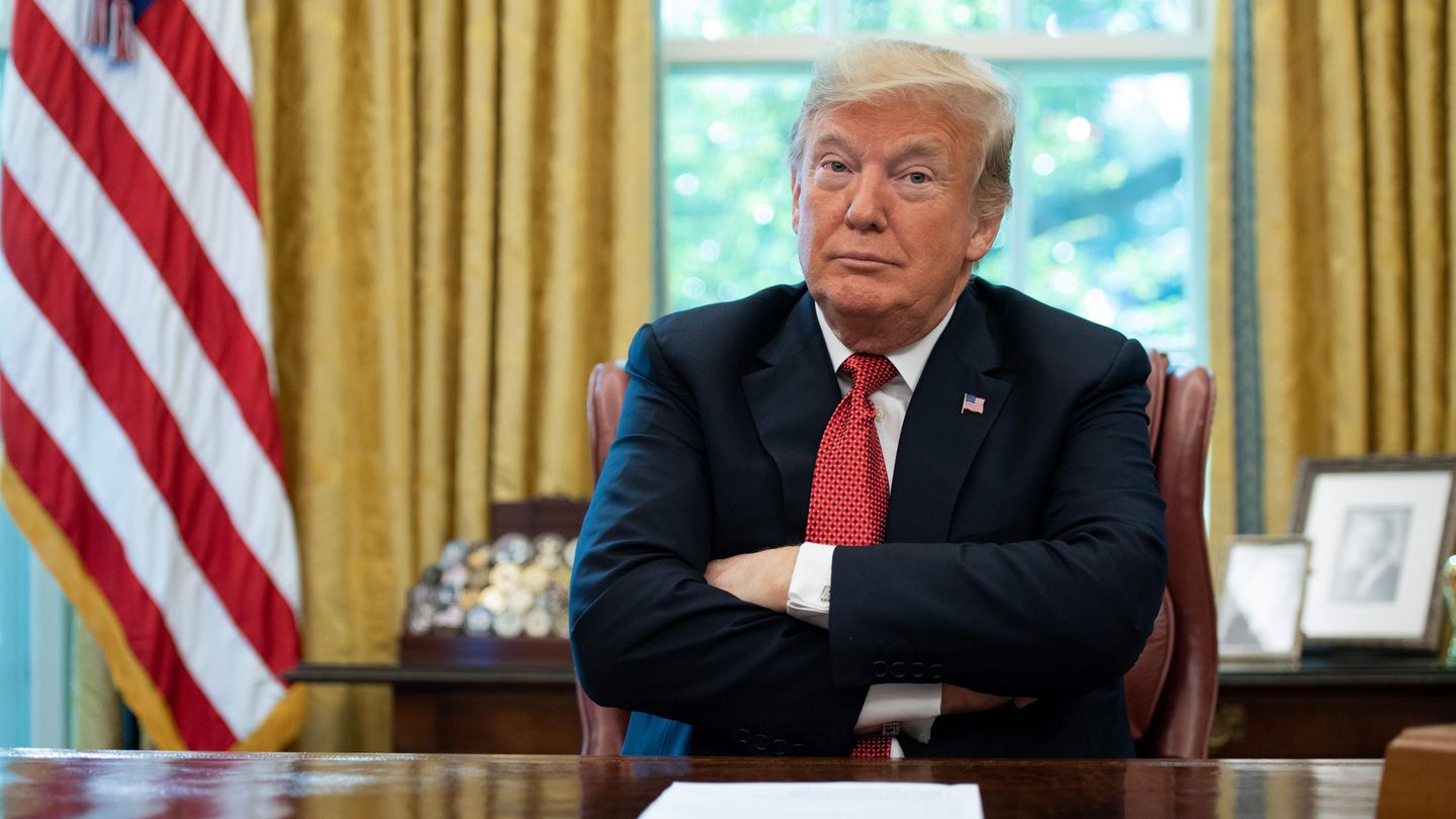 US-Präsident Donald Trump im Oval Office