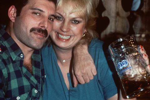 Freddie Mercury und Barbara Valentin