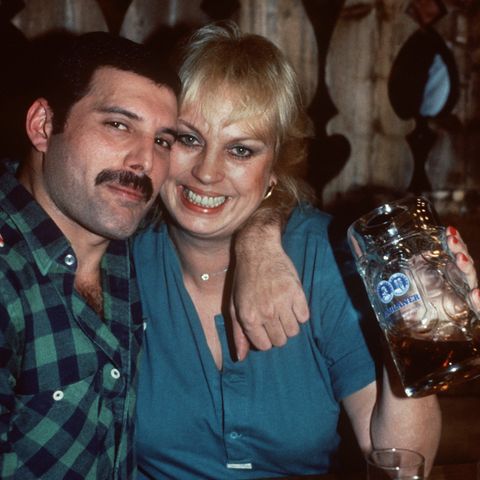 Freddie Mercury und Barbara Valentin