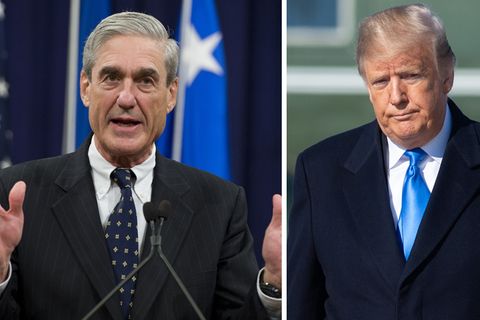 Sonderermittler Robert Mueller (l.) und US-Präsident Donald Trump