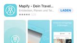 Mapify ist praktisch für jede Reise