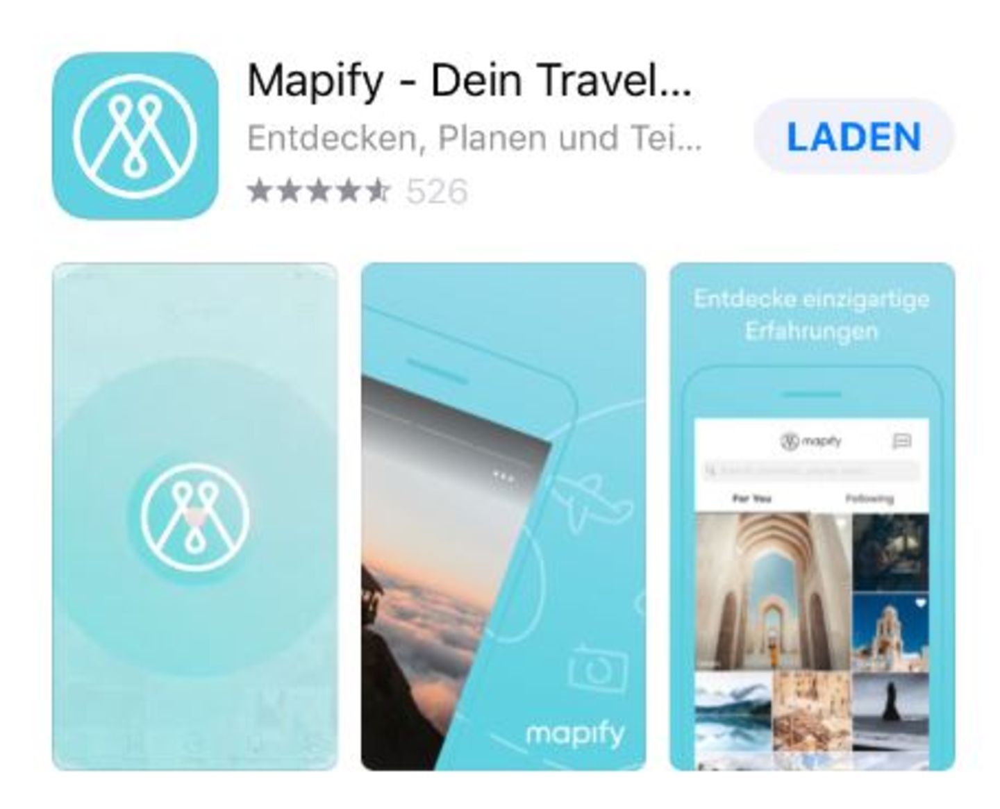 Mapify ist praktisch für jede Reise