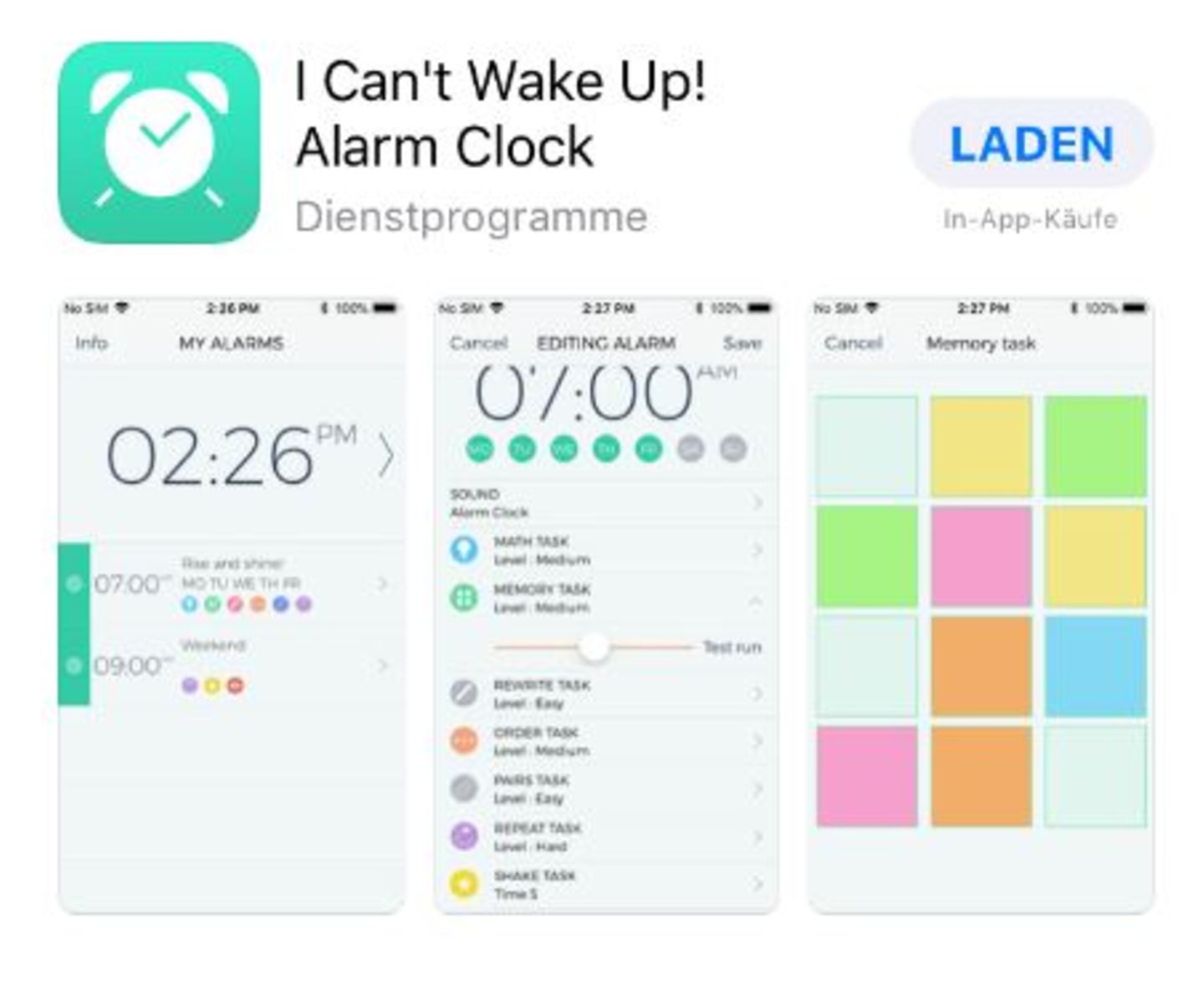 I can't wake up hilft jedem Morgenmuffel
