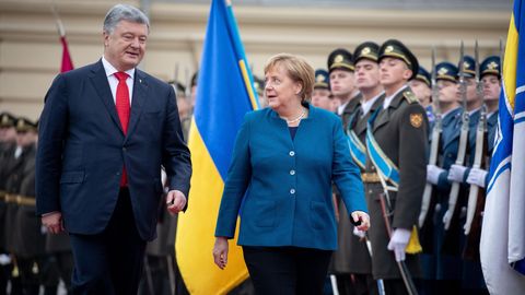 Angela Merkel Staatsbesuch Ukraine