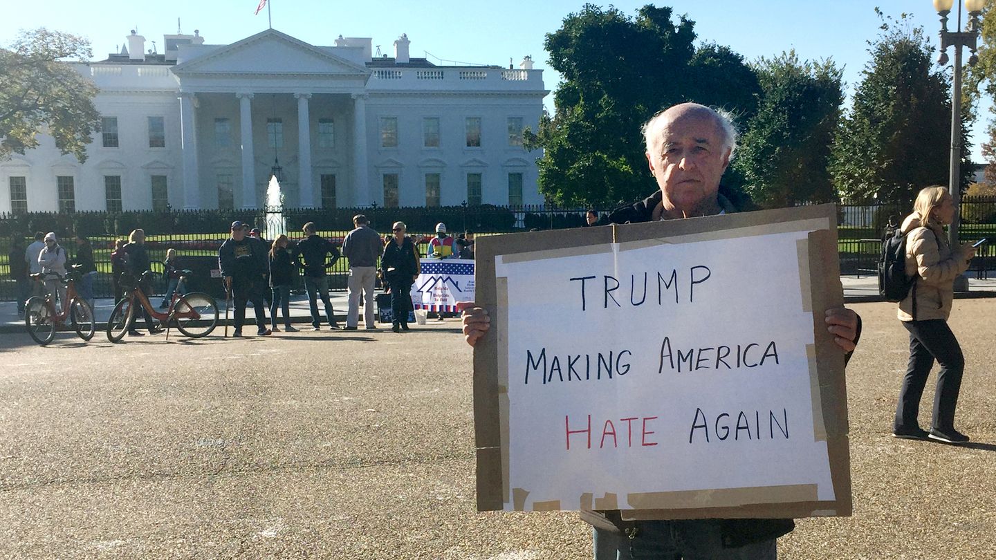 Anti-Trump und Hass-Protest