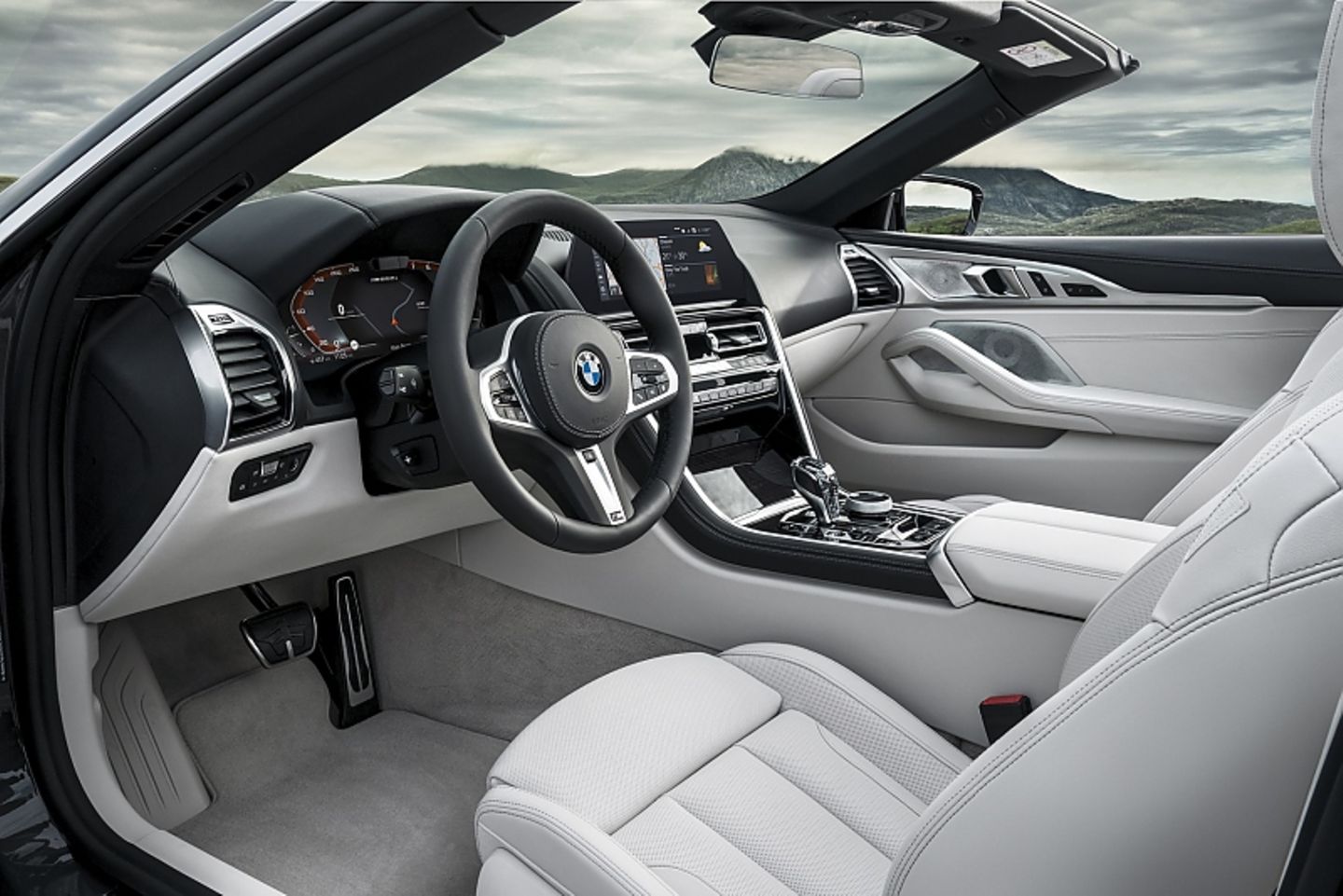 Der Innenraum des BMW M850i Cabrio