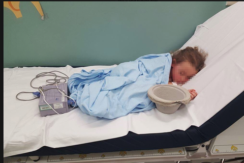 Sophia im Krankenhaus