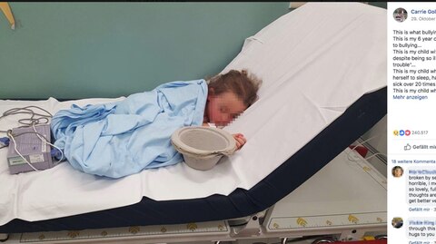 Sophia im Krankenhaus