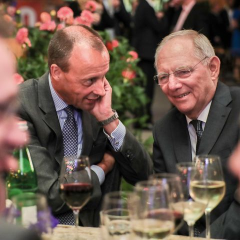 Zwei, die sich bestens kennen: Friedrich Merz und Wolfgang Schäuble
