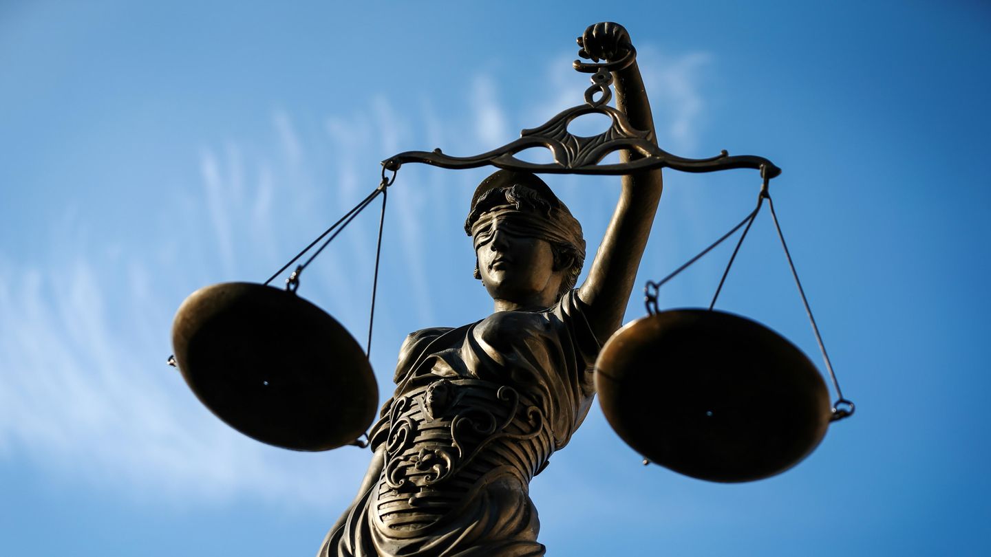 Die Statue der Justitia