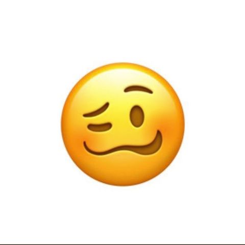 Emoji mit verzogenem Gesicht