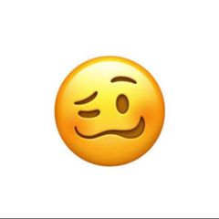Emoji mit verzogenem Gesicht